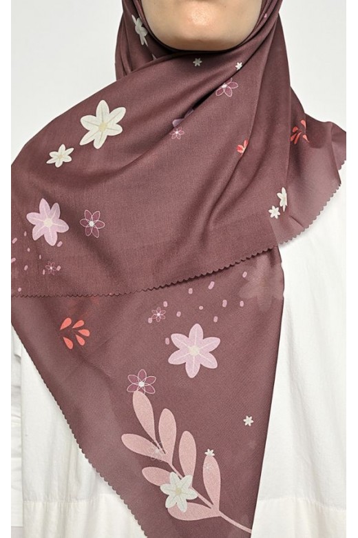 Virametha Jasmine Square Lasercut Lagoon Purple